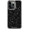 Black Speckle iPhone 15 Pro Clear Case